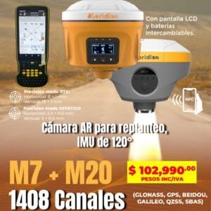 Kit Meridian M7 + M20 GNSS