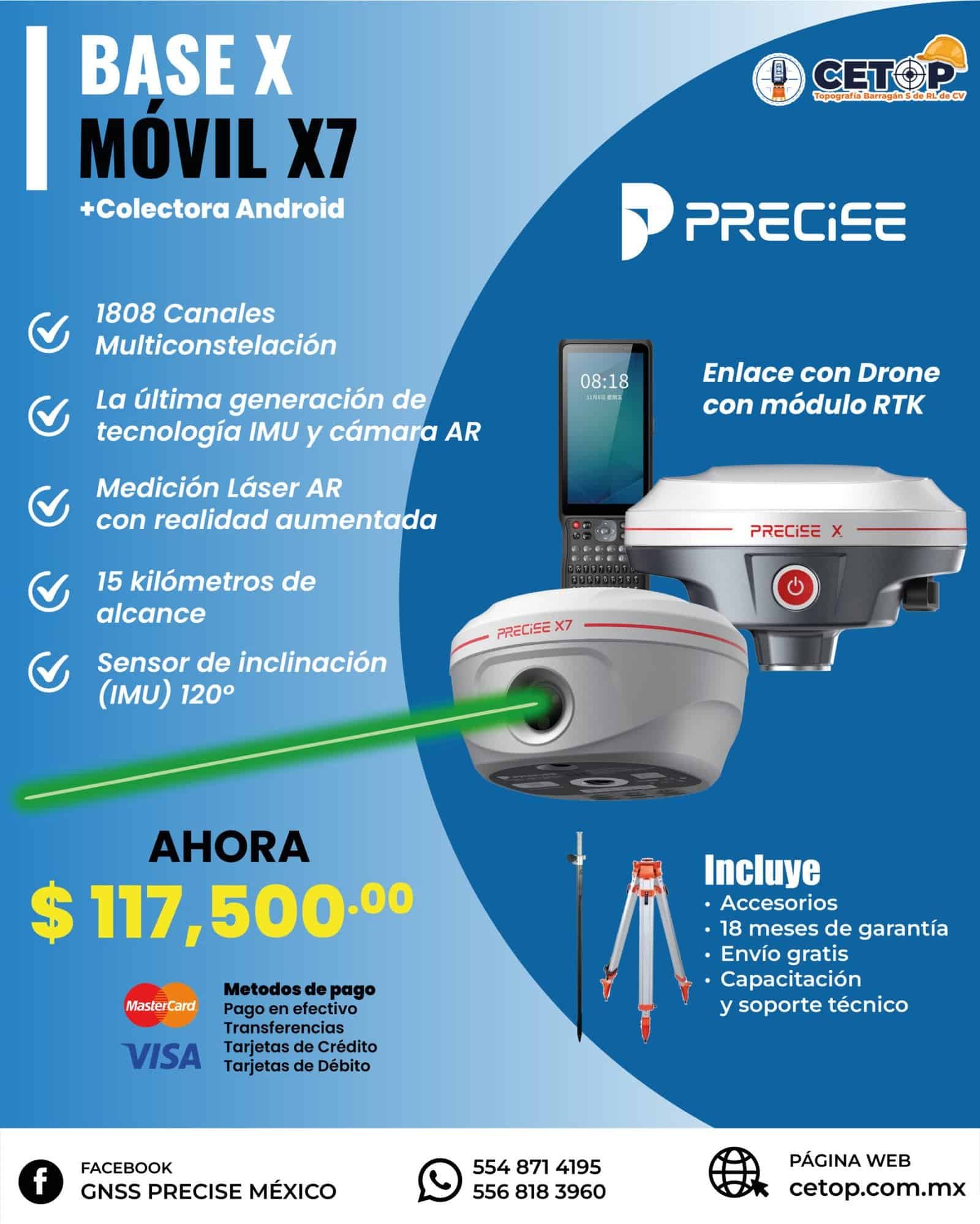 Kit Precise Base X + Móvil X7