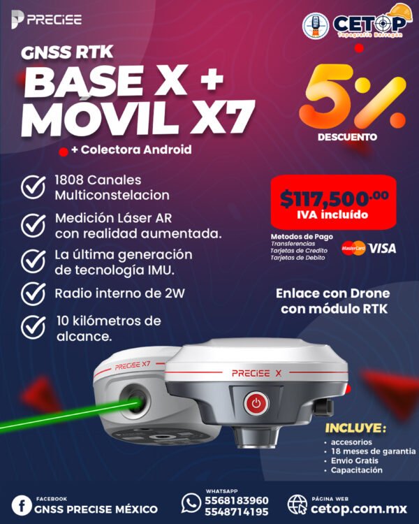Kit Precise Base X + Móvil X7