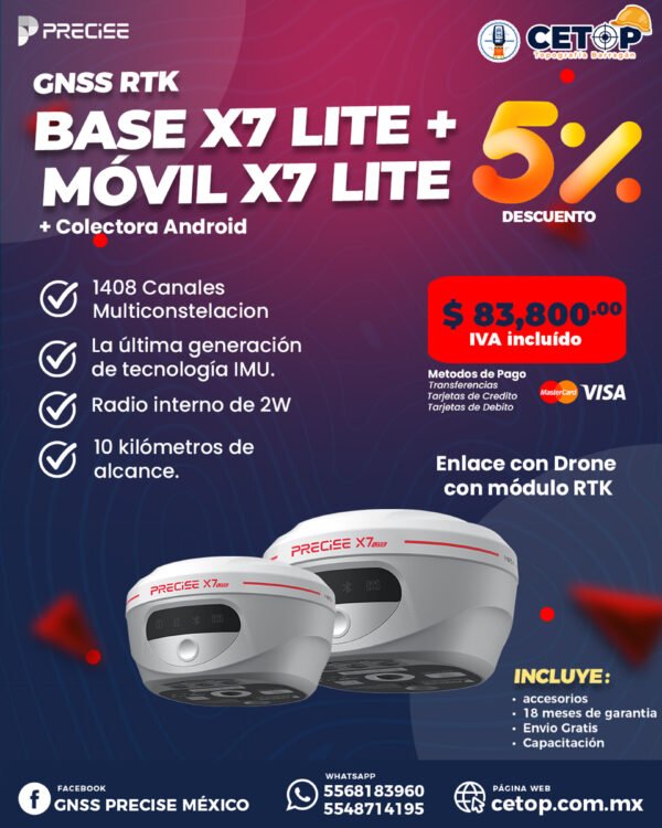 Kit Precise Base X7 LITE + Móvil X7 LITE