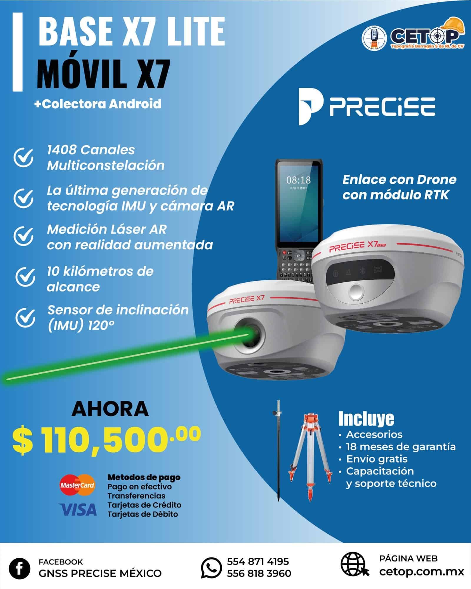 Kit Precise Base X7 LITE + Móvil X7