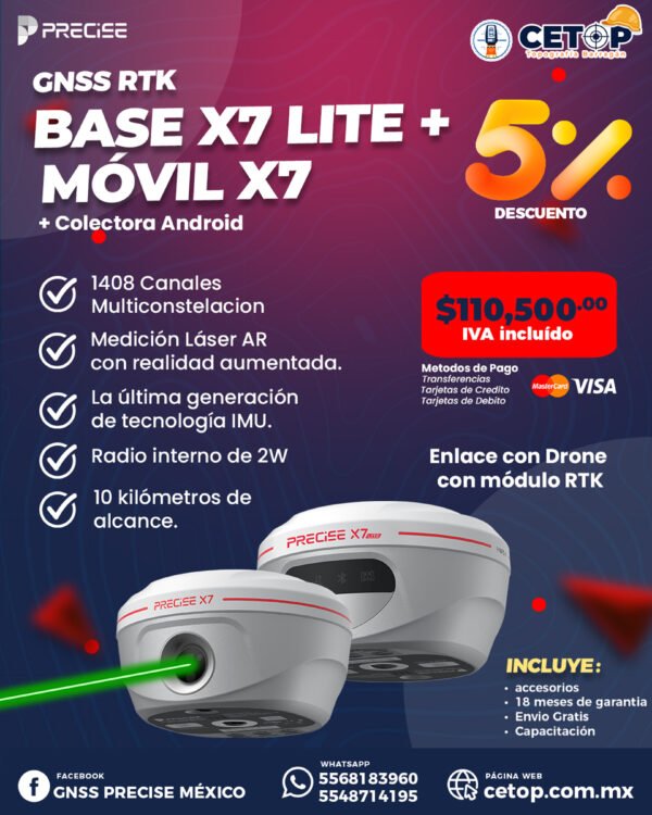 Kit Precise Base X7 LITE + Móvil X7